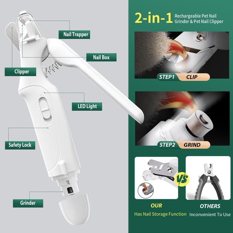 🔥LAST DAY 50% OFF✨2-in-1 pet nail polisher🎁