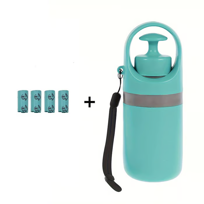 Mini Portable Dog Poop Scooper with Bag Dispenser