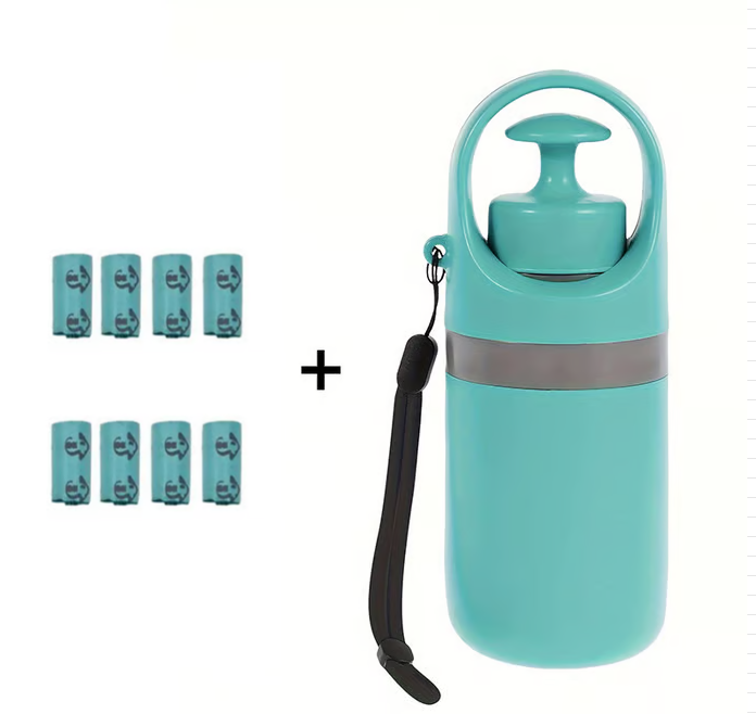 Mini Portable Dog Poop Scooper with Bag Dispenser