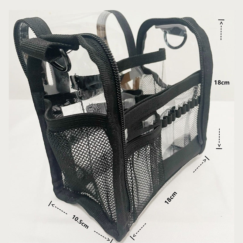 Clear Makeup Bag Cosmetic Organizer with Strap