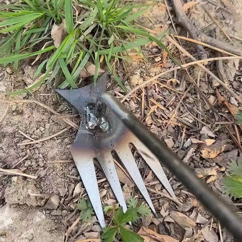 Manganese Steel Handheld Weeding Garden Rake