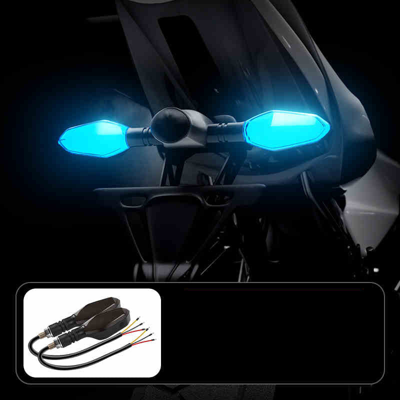 Electric Motorcycle Steering Projector Light