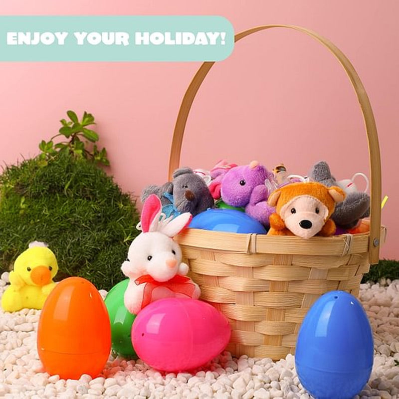 Pre-Filled Easter Eggs with Plush Animal Toys