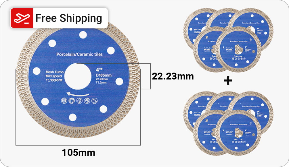 Ultra-thin master(50%OFF) cutting discs for corrugated tiles.