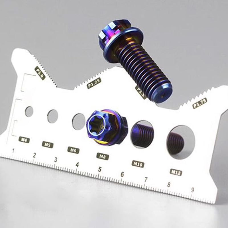 💥Stainless Steel Double-Sided Bolt Gauge Card(50% OFF)