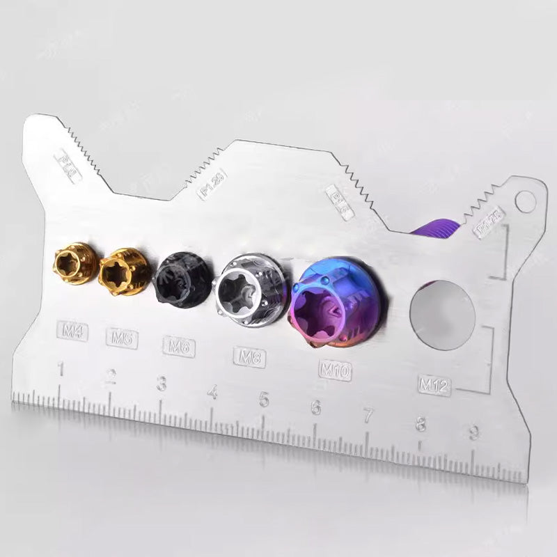 💥Stainless Steel Double-Sided Bolt Gauge Card(50% OFF)