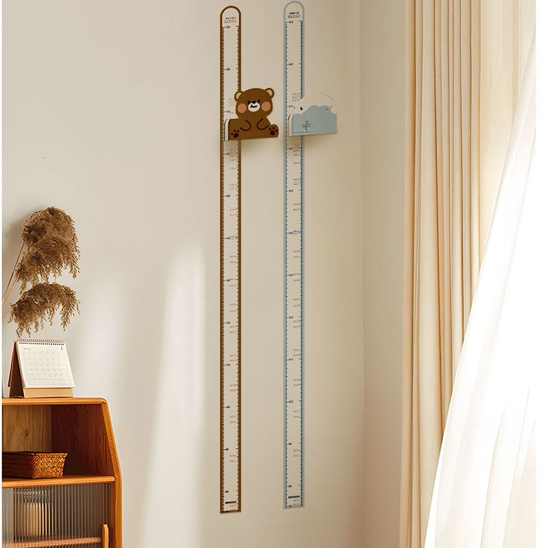 Cartoon Kids’ Sliding Height Measuring Ruler