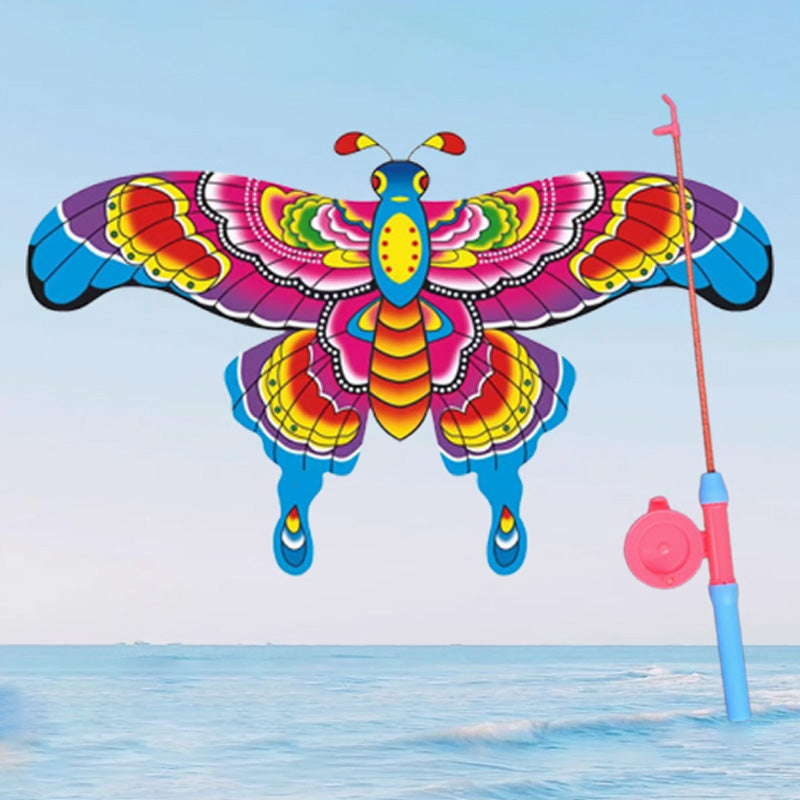 🥳2026 HOT SALE🥳💞50K+ SOLD!💥👨👦✨ The Perfect Outdoor Buddy for Family Fun |Outdoor Fishing Kite Set Makes Spring Memories 50% OFF🎣🪁