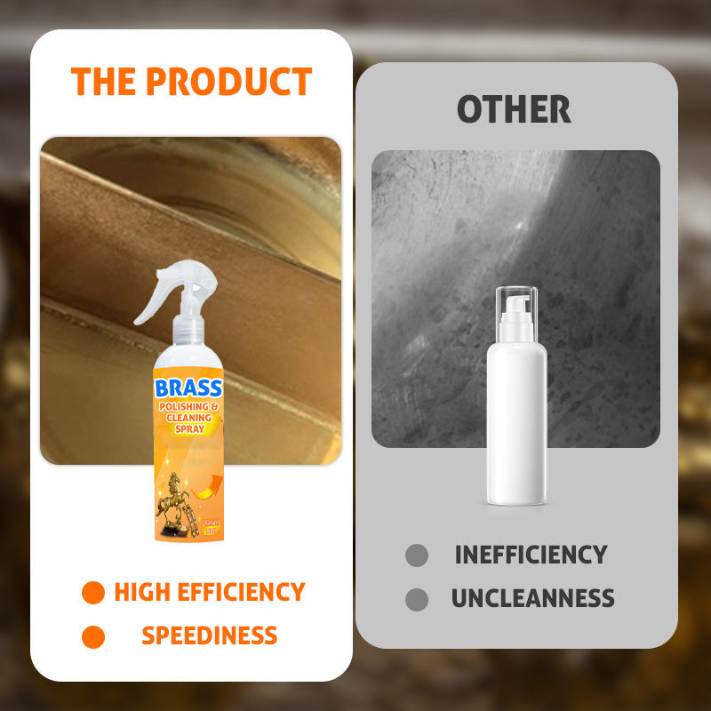 Instant Polishing & Cleaning Spray for Brass