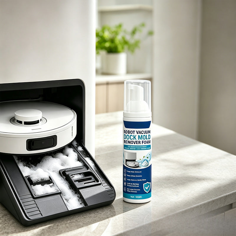 Robot Vacuum Dock Mold Remover Foam with Towel