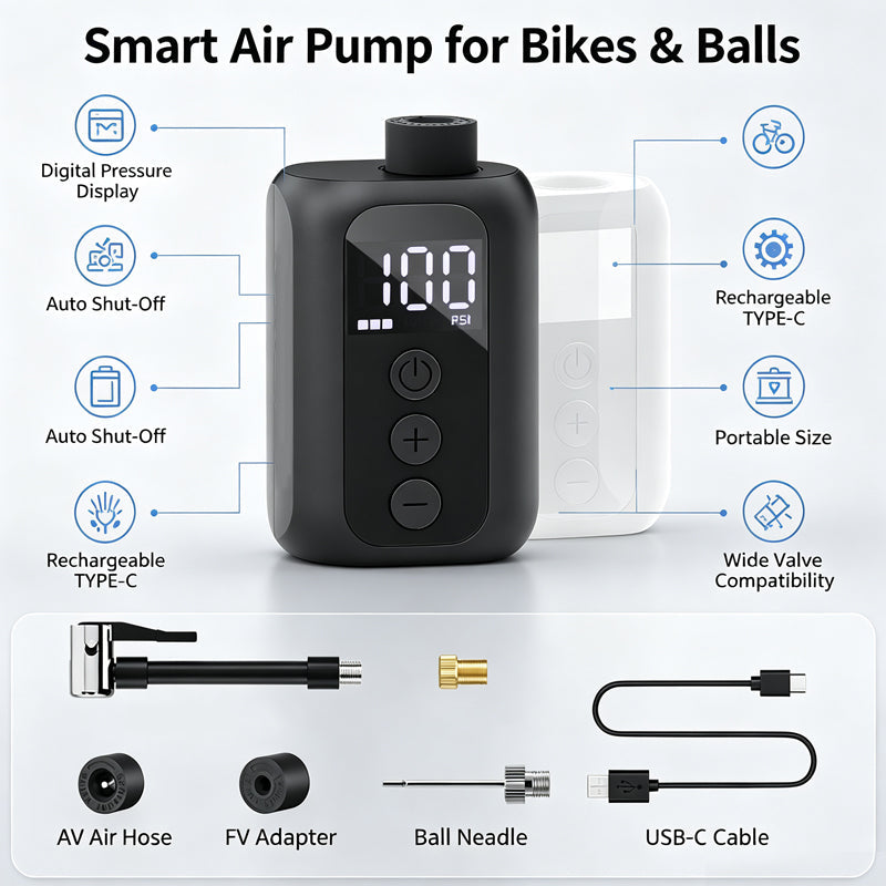 Portable Mini Smart Tire Inflator