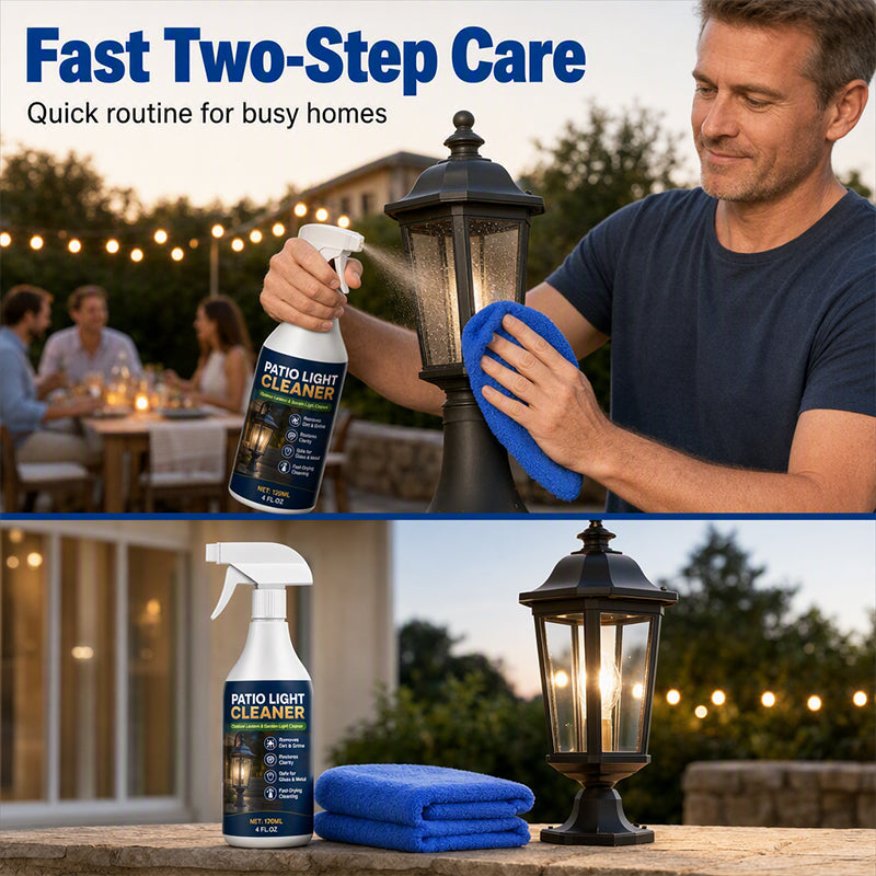 Outdoor Lantern and Garden Light Cleaner Spray