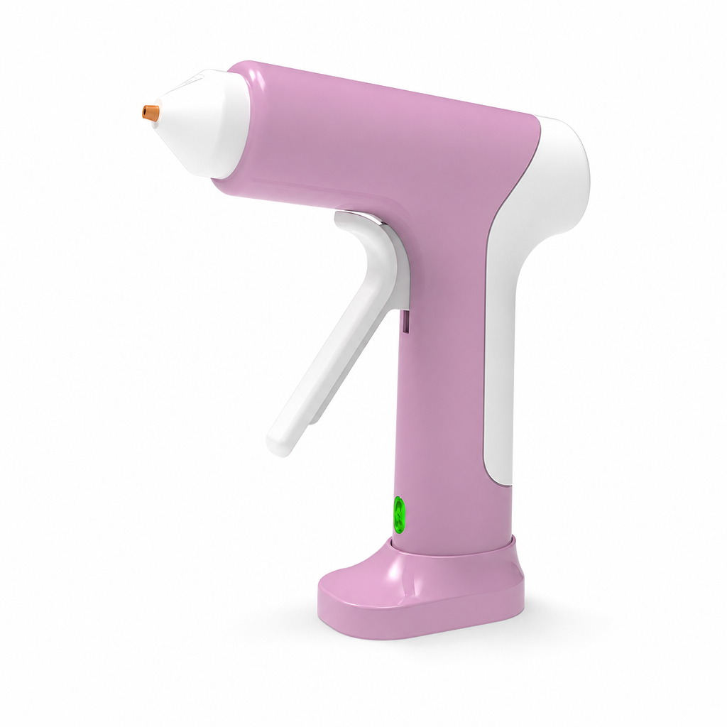 Rechargeable Hot Melt Glue Gun with Stand and 10 Glue Sticks