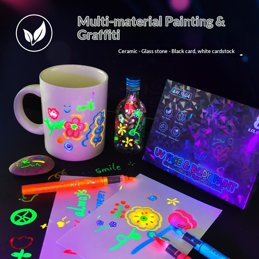 🎅Christmas Special Deals $19.99!!⚡50K+ SOLD!🎁8 Color Body Markers Face Paint Pens