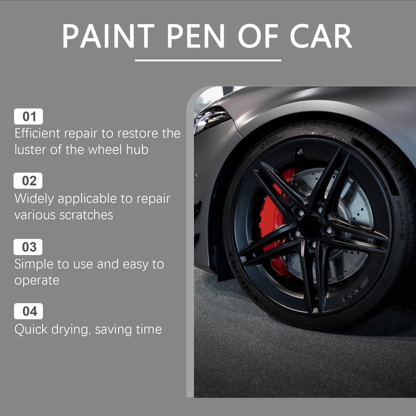 ⏳Last Day BUY 2 GET 1 FREE!!💡🔥Magic Car Scratch Repair Pen🚗 - Quick Fix for Scratches and Scuffs