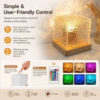 📢📢50% OFF !! ⏰Dynamic Water Ripple LED Ambient Light