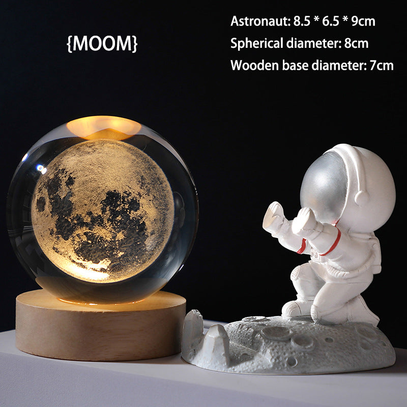 🌌 60% OFF NOW! ✨ 3D Galaxy Crystal Night Light – 16 Colors, Remote Control & USB Powered 🌙