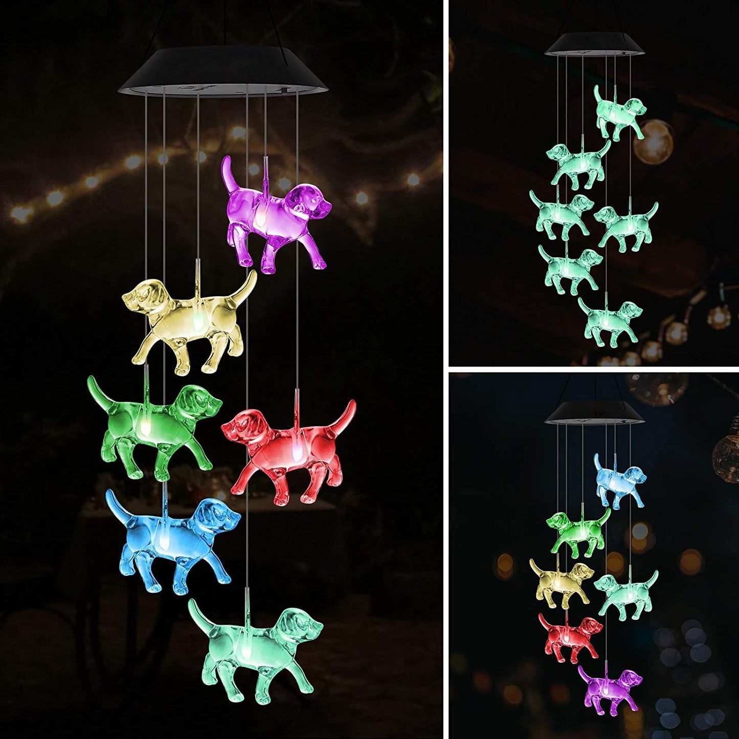 🦋Enhance Your Garden✨Creative Bird Design Solar Wind Chimes