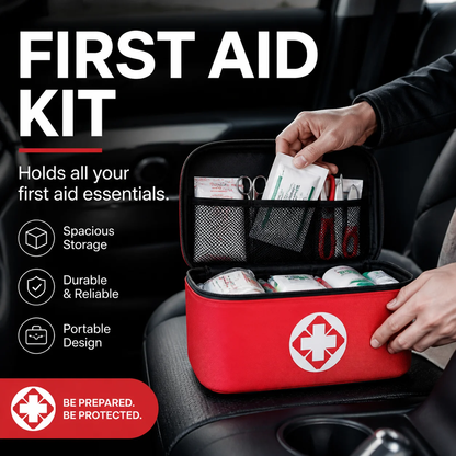 🔥Hot Sale 50% OFF🔥 26-Piece Portable First Aid Kit – for Home, Car, Travel & Camping, Compact 🏥