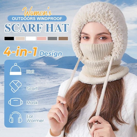 Women's Outdoors Windproof Scarf Hat