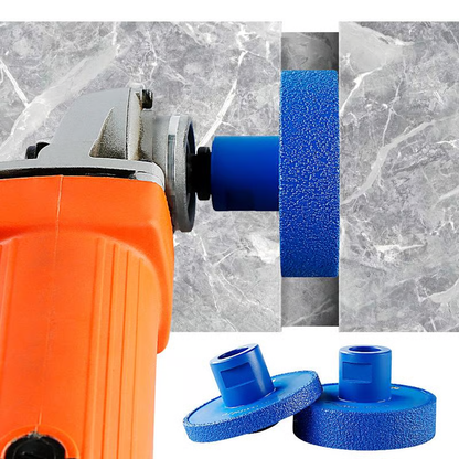 Diamond Flat Grinding Wheel - Marble/Tile Grooving & Grinding Disc for Stone, Countertop Edges - Angle Grinder Tool 5/8-11 Heavy Duty