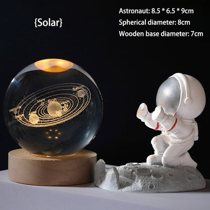 🌌 60% OFF NOW! ✨ 3D Galaxy Crystal Night Light – 16 Colors, Remote Control & USB Powered 🌙