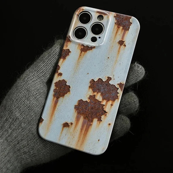 💥Vintage Rust Hard Case For iPhone - Last Day Buy 1 Get 1 Free🎁