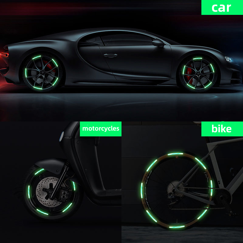 ⏳⏳Limited Sale💥20pcs 🔥Popular Fluorescent Car Wheel Hub Tag