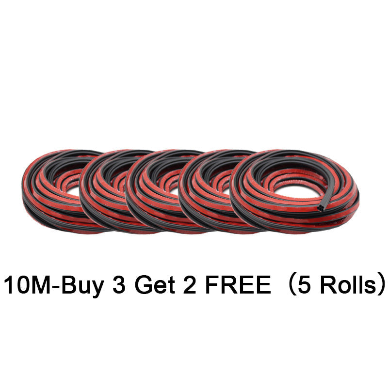 🚗 BUY 2 GET 1 FREE! 🛡️ Car Noise Reduction Rubber Seal Strip – Easy Installation, Effective Dust & Wind Noise Reduction for Doors and Windows 🔇