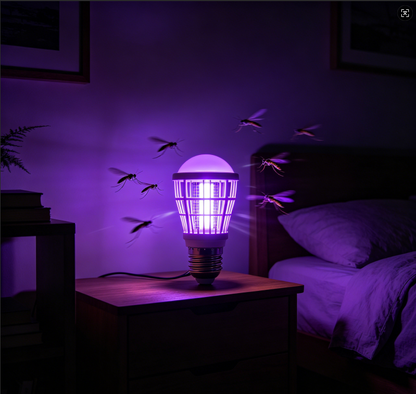 🔥New Hot Selling❤️‍🔥 LED Mosquito Killer Bulb – E27 Screw Base, Indoor/Outdoor Use