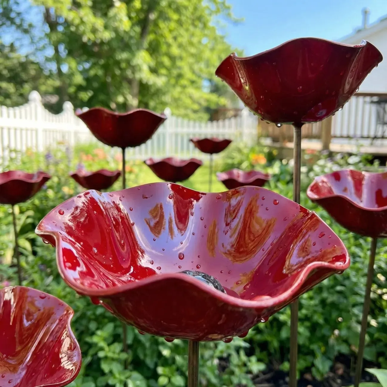 💖🎁2026 Mother's Day Gifts 50% Off--🐦🎁Handmade Metal Flower Garden Stake🐦