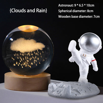 🌌 60% OFF NOW! ✨ 3D Galaxy Crystal Night Light – 16 Colors, Remote Control & USB Powered 🌙
