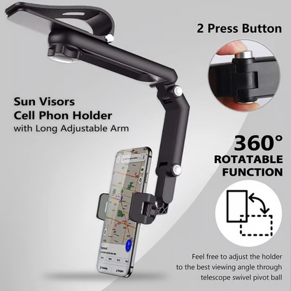 🔥🔥Hot Sale🔥 Rotatable and Retractable Car Phone Holder