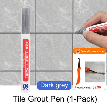 Pousbo®🖌️ Anti-Mould & Waterproof Joint Pen for Ceramic Tiles! 🧱