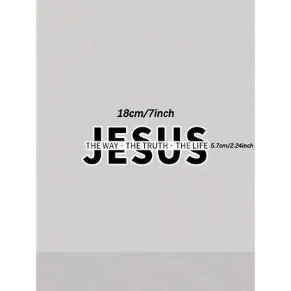 💥LAST DAY SALE 49% OFF💥Jesus-The Way The Truth The Life Christian Vinyl Decal Car Sticker