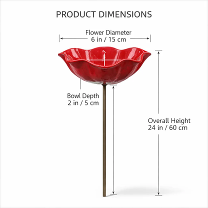 💖🎁2026 Mother's Day Gifts 50% Off--🐦🎁Handmade Metal Flower Garden Stake🐦