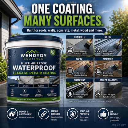 Multi-Purpose Waterproof Leakage Repair Coating