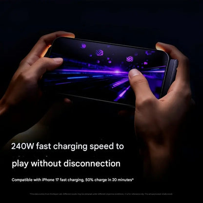 2-in-1 Braided Fast Charge Cable With Built-in Phone Stand