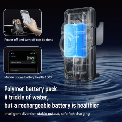 🔥HOT SALE 50% OFF🎁⚡Over 50,000 sold! 📱Smart 2-in-1 Car Rotating Mobile Phone Holder & Wireless Charger⚡