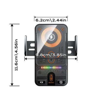 🔥HOT SALE 50% OFF🎁⚡Over 50,000 sold! 📱Smart 2-in-1 Car Rotating Mobile Phone Holder & Wireless Charger⚡