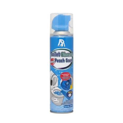 Toilet Foam Cleaner - Expands to clean hard-to-reach corners, removes stains and odors and leaves a light peach scent.