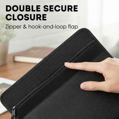 🔥💧Fireproof and Water-Resistant Document Bag