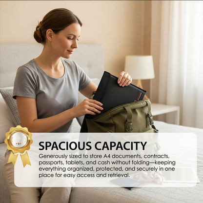 🔥💧Fireproof and Water-Resistant Document Bag