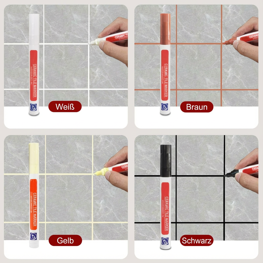 Pousbo®🖌️ Anti-Mould & Waterproof Joint Pen for Ceramic Tiles! 🧱