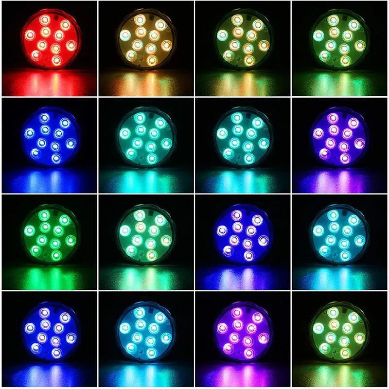 Underwater LED lights (with wireless remote control)