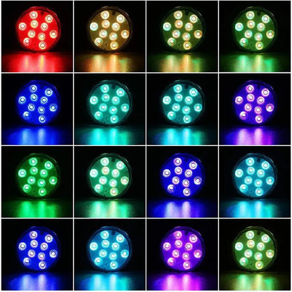 Underwater LED lights (with wireless remote control)