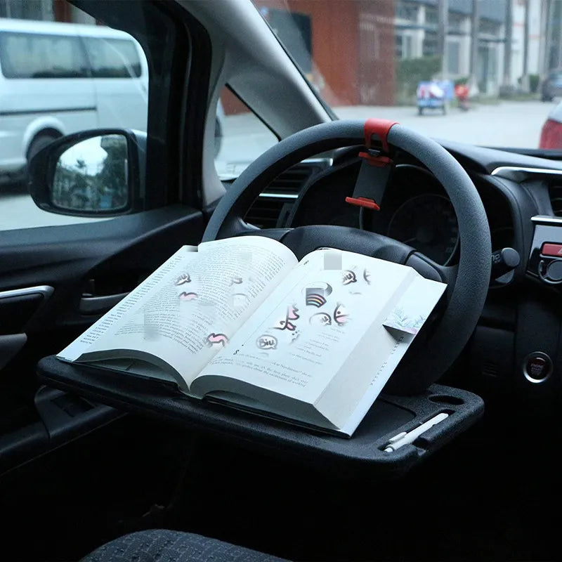 🎉 2026 Sale — Over 21900 Sold!💞 Multifunctional Steering Wheel Car Table‑Practical 🚗