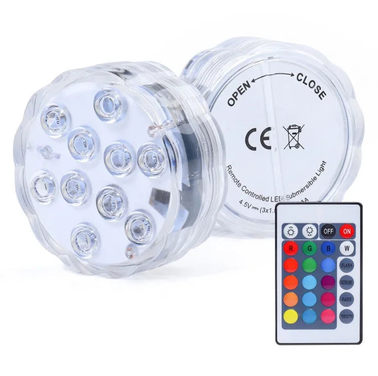 Underwater LED lights (with wireless remote control)