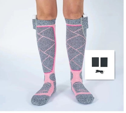 🥳2026 HOT SALE🥳💞50K+ SOLD! 🔥🧦 50% OFF! Rechargeable Heated Socks – carbon fiber fast heating, 6000mAh battery up to 9 hours. Perfect for skiing, hiking & winter warmth! 🛡️✅