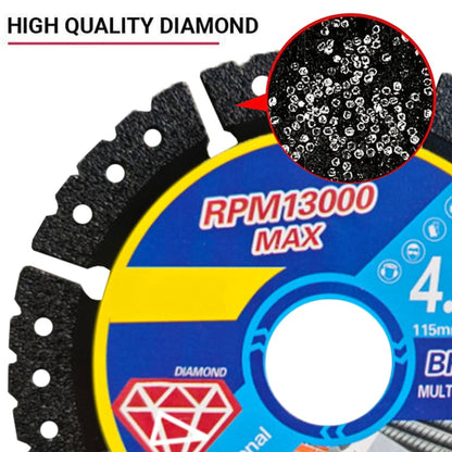 💎 -50% ON MULTI-MATERIAL DIAMOND BLADE! 💎 4.5" Ultra-Thin, Cuts Metal, Tile, Stone, Concrete & More ✨